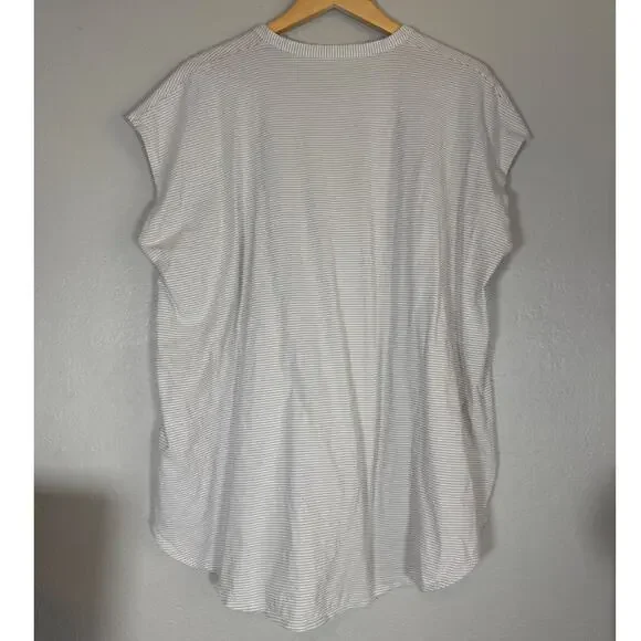 Eileen Fischer Tee Shirt Bundle Sz XL Organic Cotton Basic T-Shirt 2 Summer Tees - Picture 4 of 8